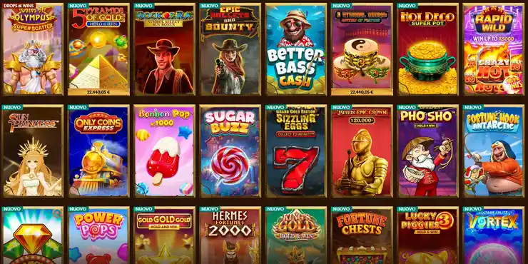 Slot bonus buy e Megaways su AmunRA con 1200 titoli acquistabili a 20x-200x la puntata e 400 giochi Megaways con fino a 117649 payline dinamiche