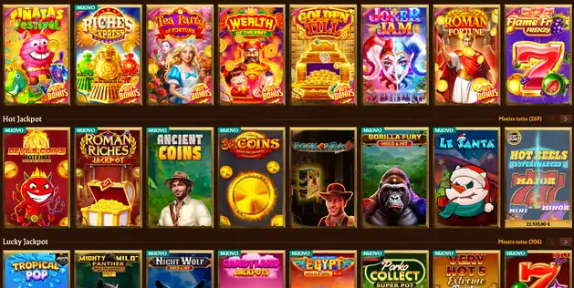 Ecosistema jackpot Amun Ra Casino con Wonderpot progressivo oltre 500000 euro Hot Jackpots Daily Jackpots e contatori montepremi in tempo reale