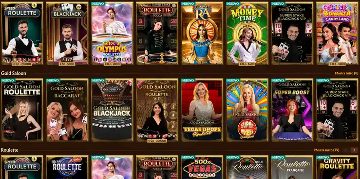 Sezione casinò live Amun Ra con oltre 830 tavoli streaming HD 24/7 angolazioni multiple roulette europea 180 tavoli blackjack baccarat squeeze e poker